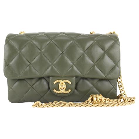 sac chanel kaki|Chanel flap bags.